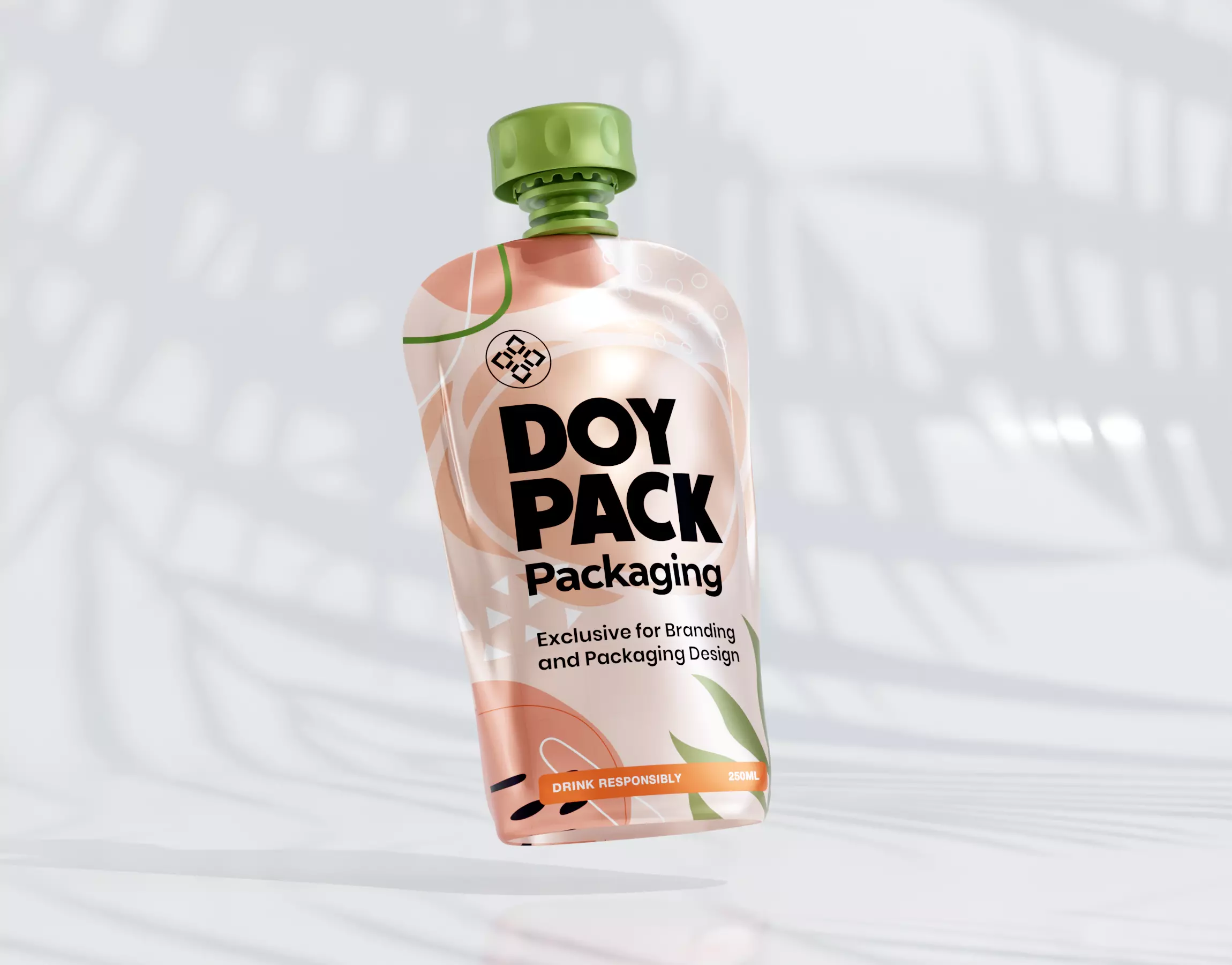 Doy-Pack Bag Packaging 3D model