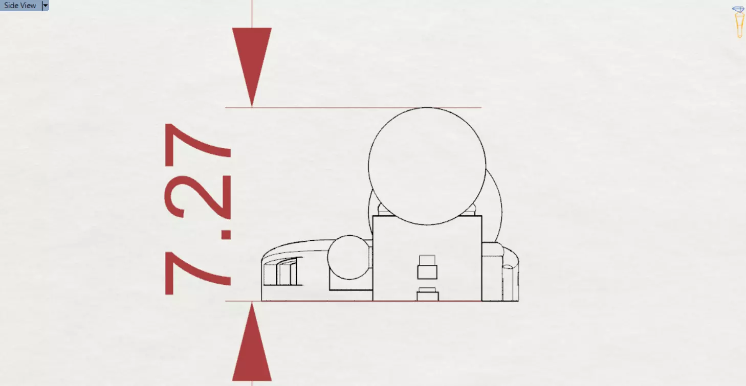 Geometric decorative lock gold and pearl model gl0012 3D print model_25