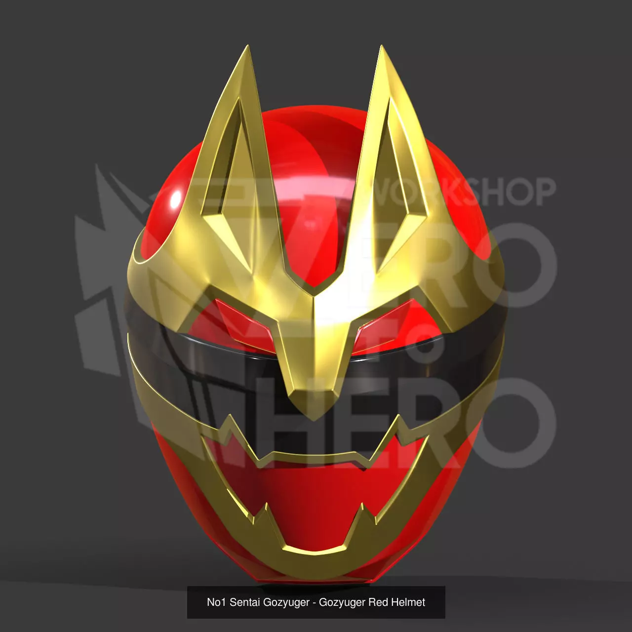 Combo of 5 helmet Gozyuger Helmet 3D Model Collection_1