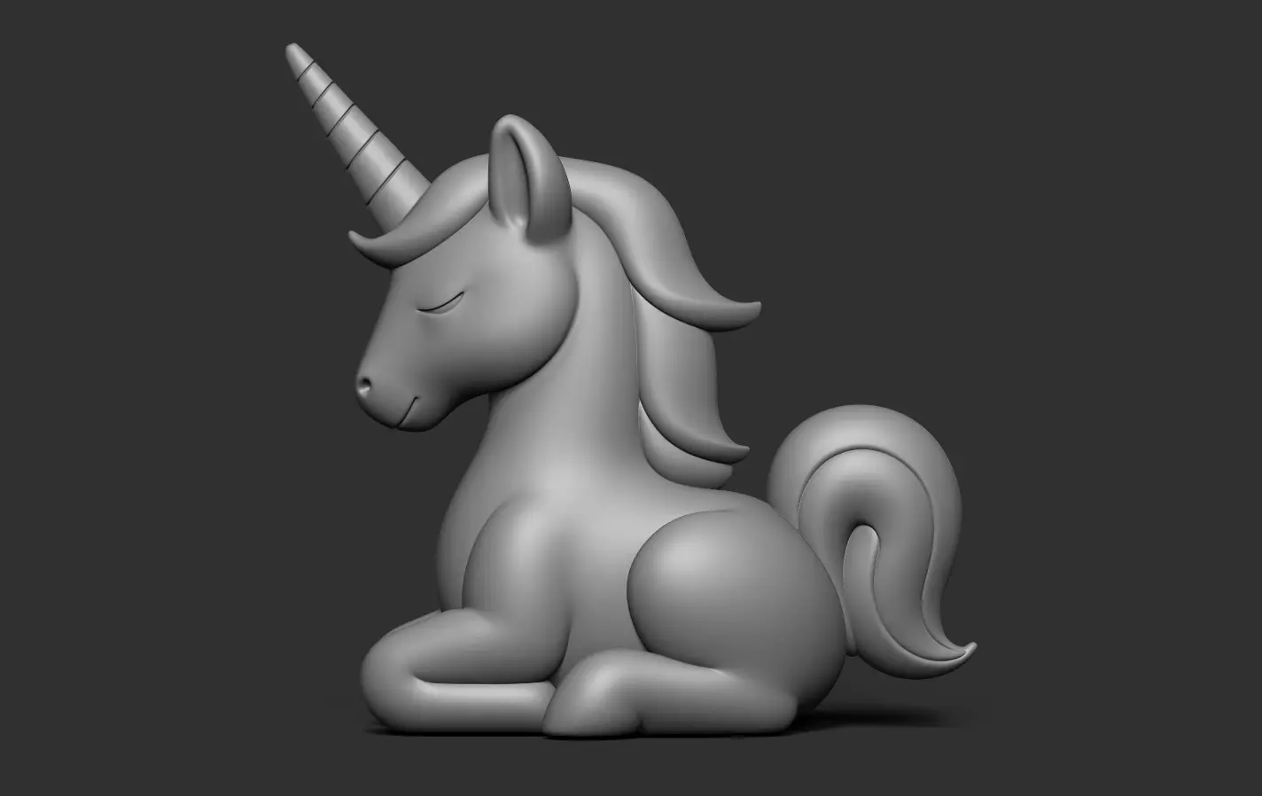 Unicorn 3D print model_13