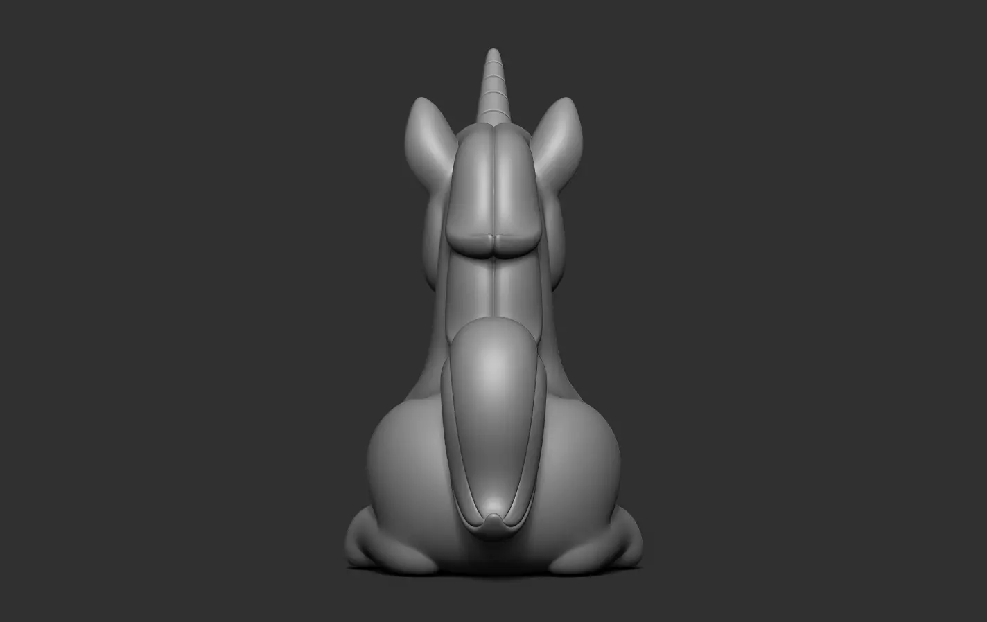 Unicorn 3D print model_14