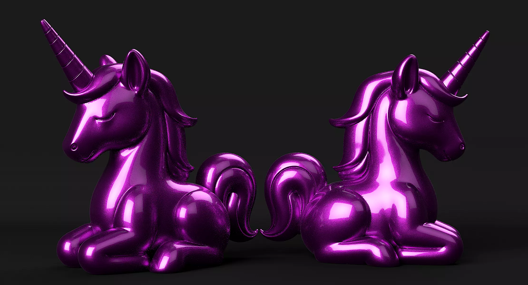 Unicorn 3D print model_10