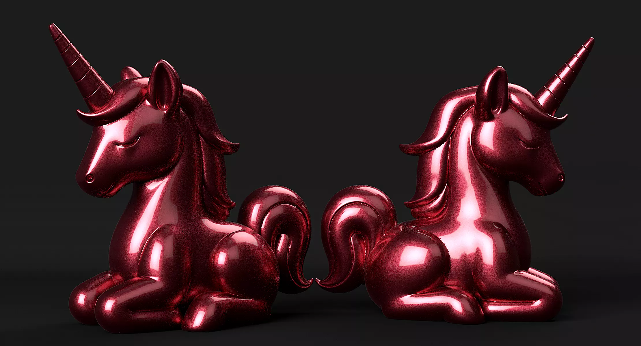 Unicorn 3D print model_9