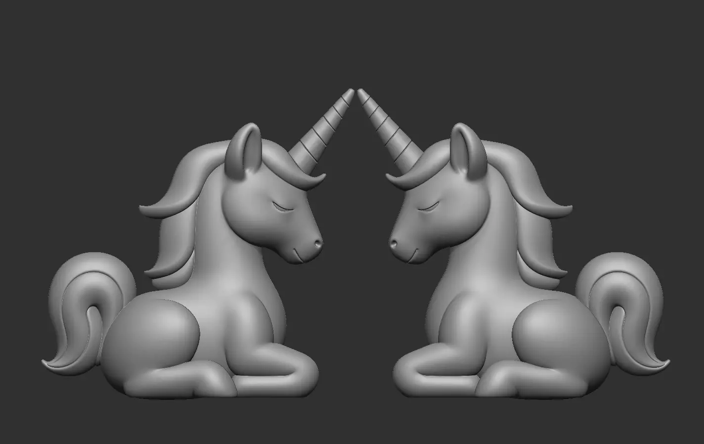 Unicorn 3D print model_17