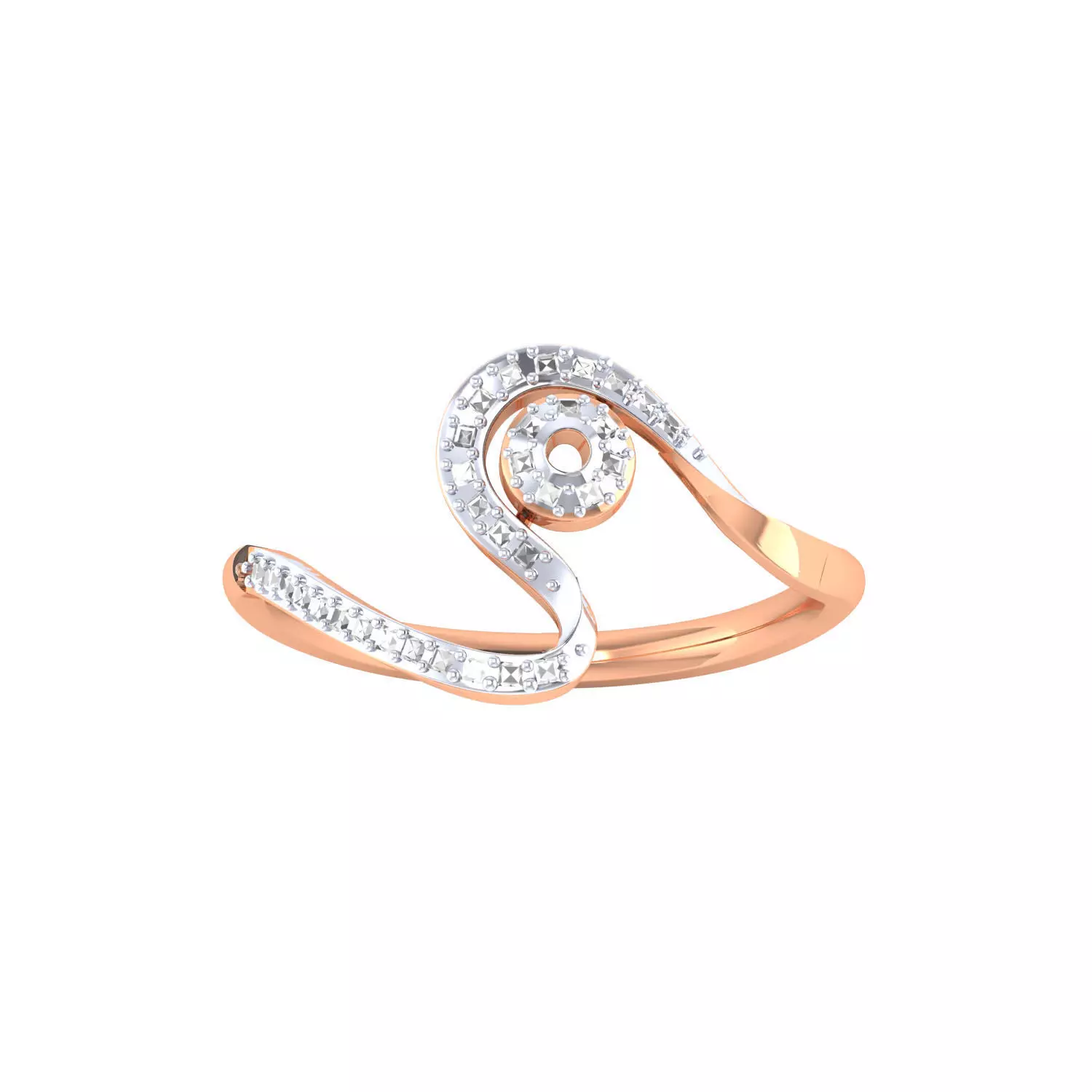 Women Ring Render 3dm STL MTL SLC JCD OBJ FBX Details 3D print model_12