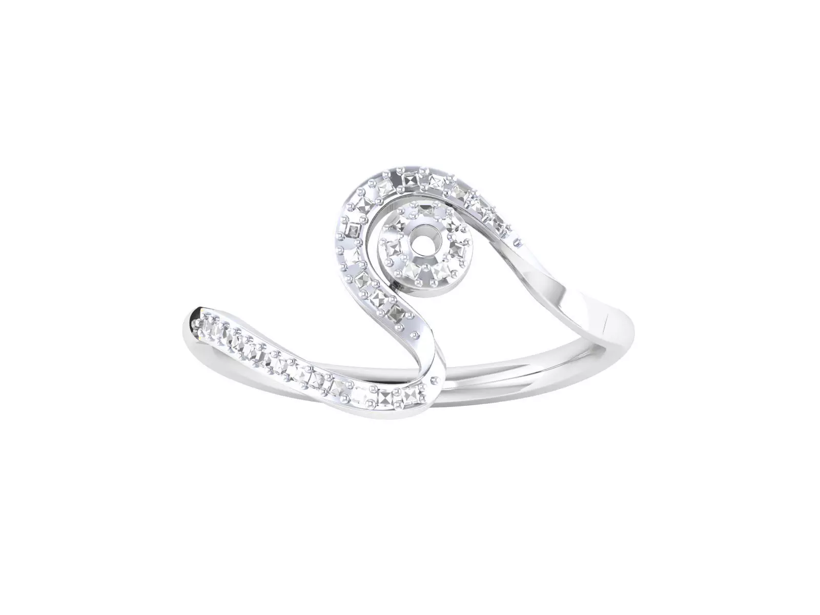 Women Ring Render 3dm STL MTL SLC JCD OBJ FBX Details 3D print model_14