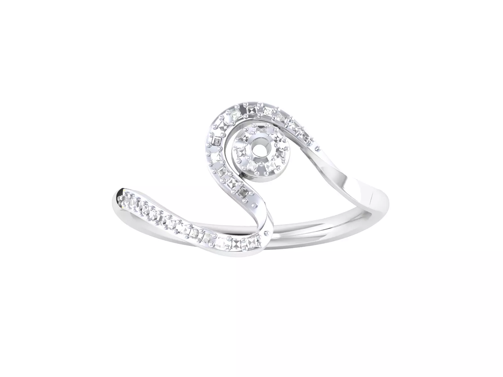 Women Ring Render 3dm STL MTL SLC JCD OBJ FBX Details 3D print model_15