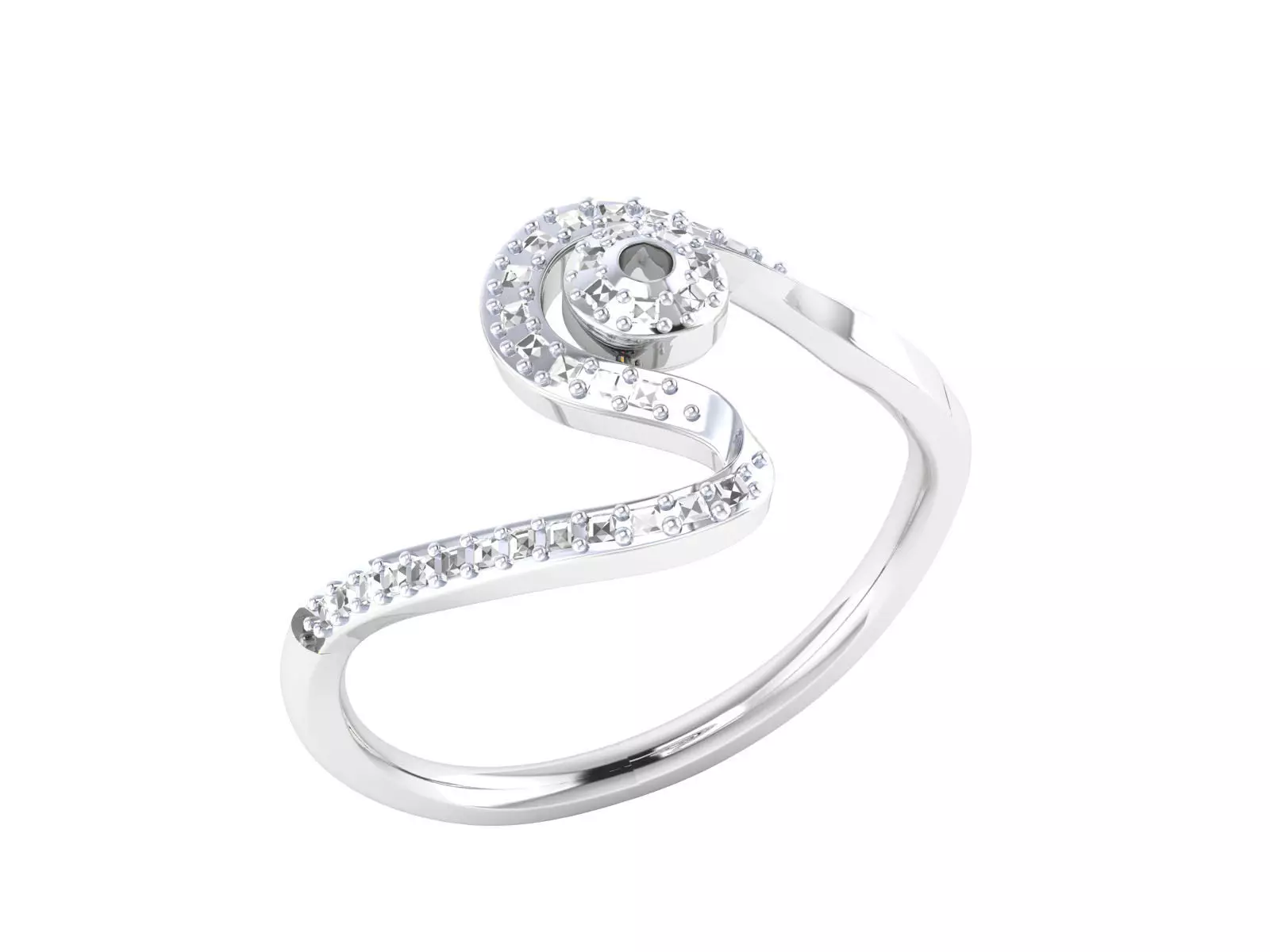 Women Ring Render 3dm STL MTL SLC JCD OBJ FBX Details 3D print model_20