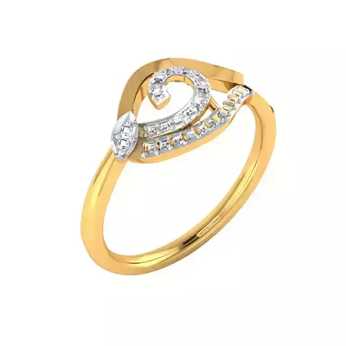  Women Ring Render 3dm STL MTL SLC JCD OBJ FBX Details 3D print model