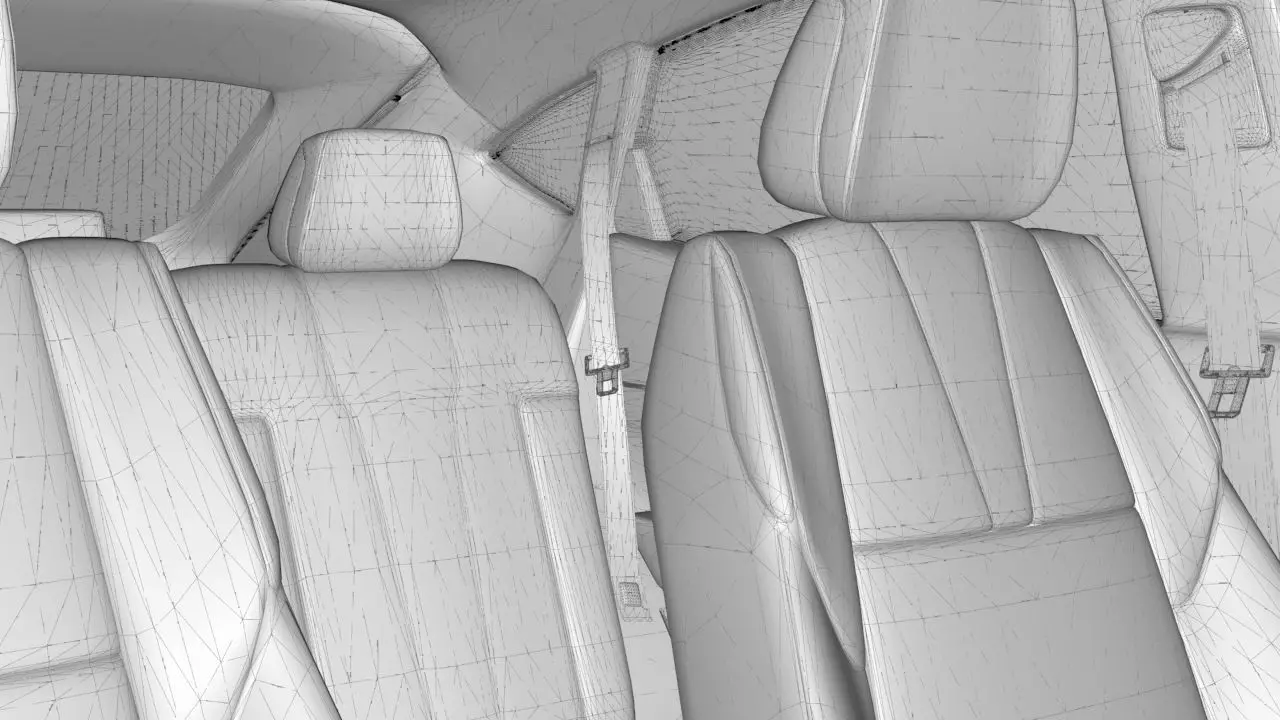 Electric SUV car 2021 3D model_21