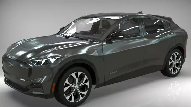 Electric SUV car 2021 3D model_7