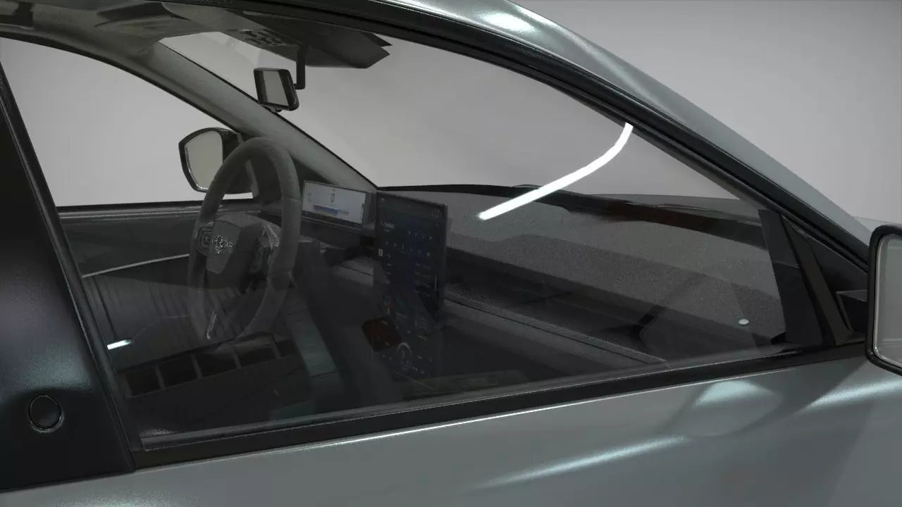 Electric SUV car 2021 3D model_10