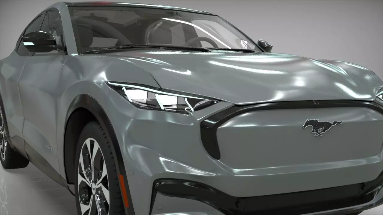 Electric SUV car 2021 3D model_6