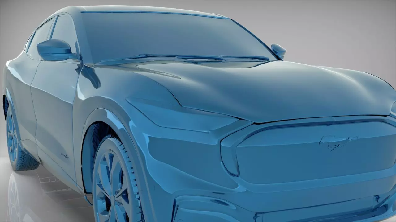 Electric SUV car 2021 3D model_25