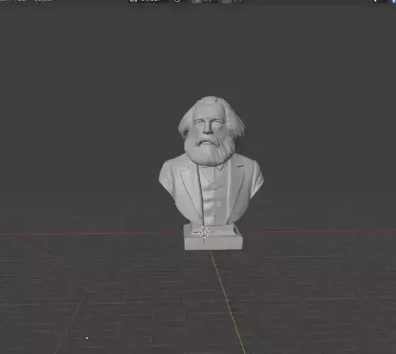 Karl Marx 3D print model