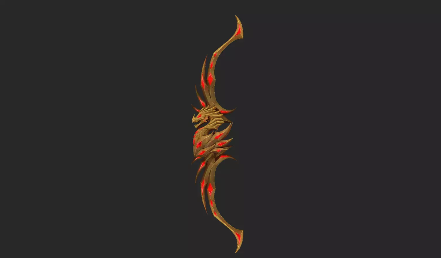 Dragon Decade Weapons Low-poly 3D model_2