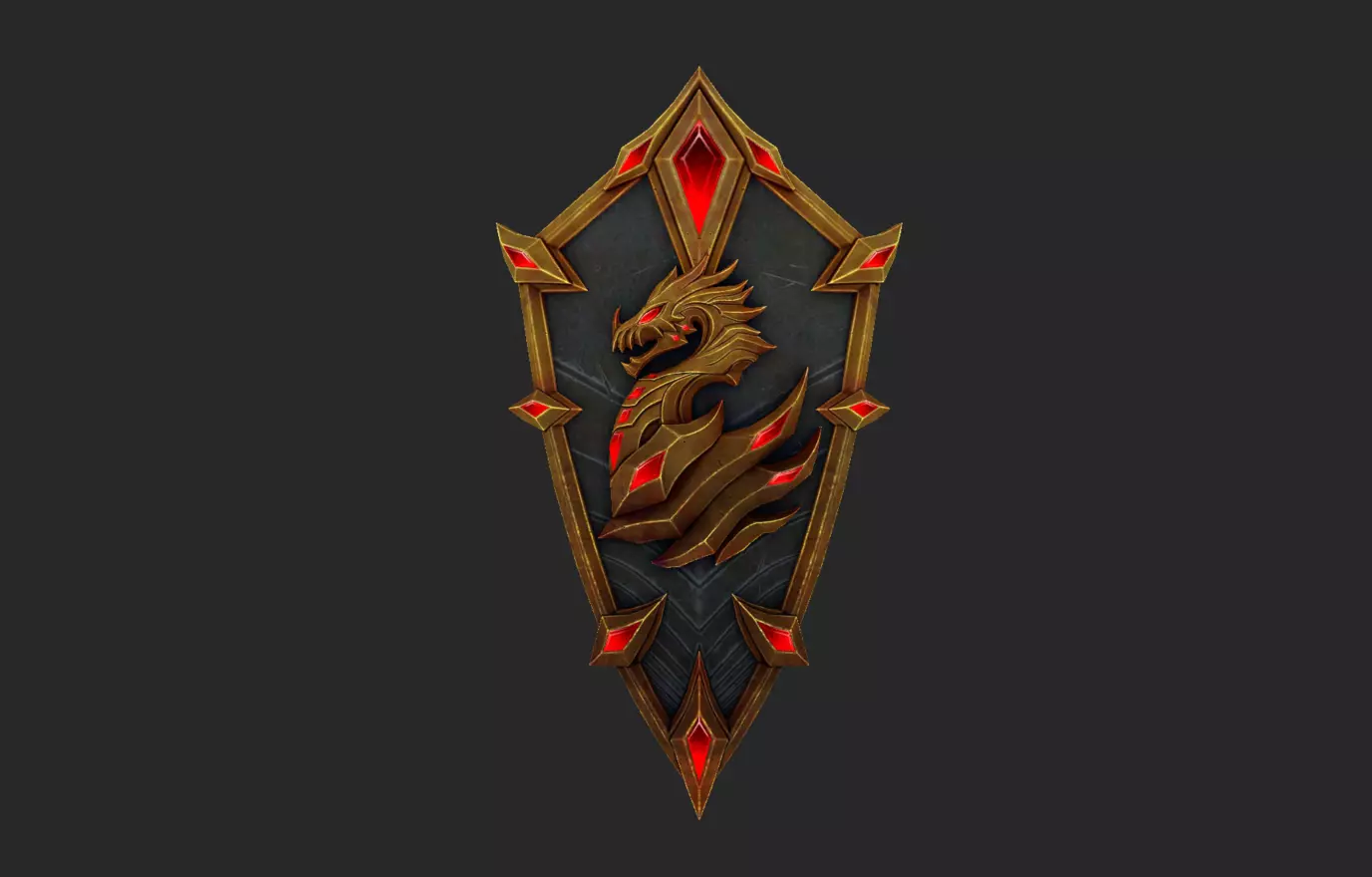 Dragon Decade Weapons Low-poly 3D model_11