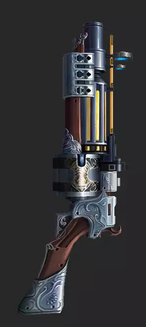 Weapons Pack 11 - Clockwork Rebellion Low-poly 3D model_5