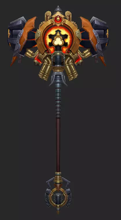 Weapons Pack 11 - Clockwork Rebellion Low-poly 3D model_14