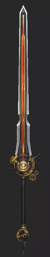 Weapons Pack 11 - Clockwork Rebellion Low-poly 3D model_12