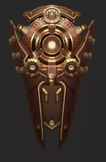 Weapons Pack 11 - Clockwork Rebellion Low-poly 3D model_2