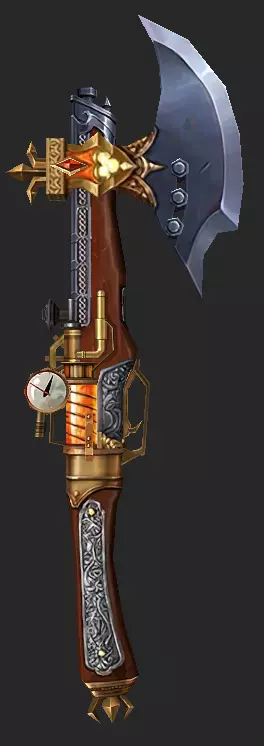 Weapons Pack 11 - Clockwork Rebellion Low-poly 3D model_13