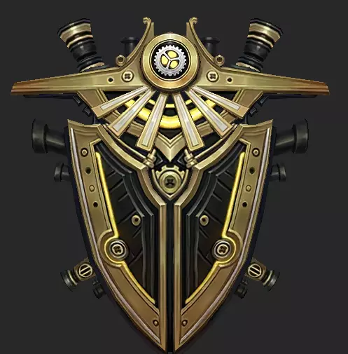 Weapons Pack 11 - Clockwork Rebellion Low-poly 3D model_8