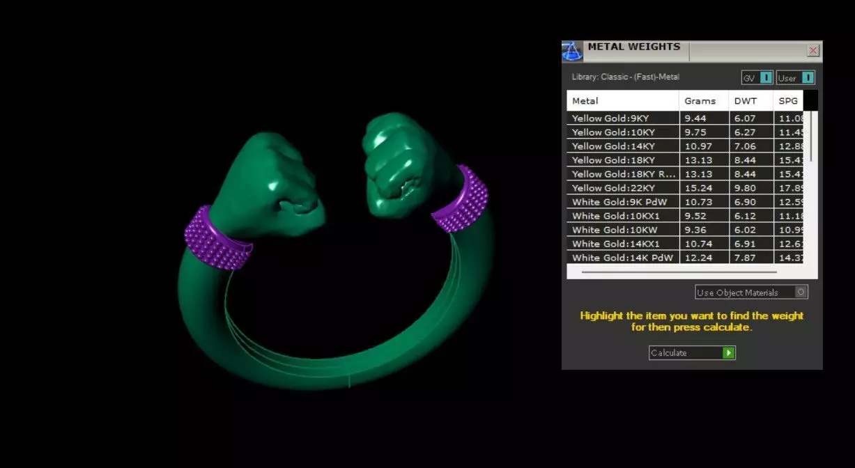  Punch Ring 3D print model_5