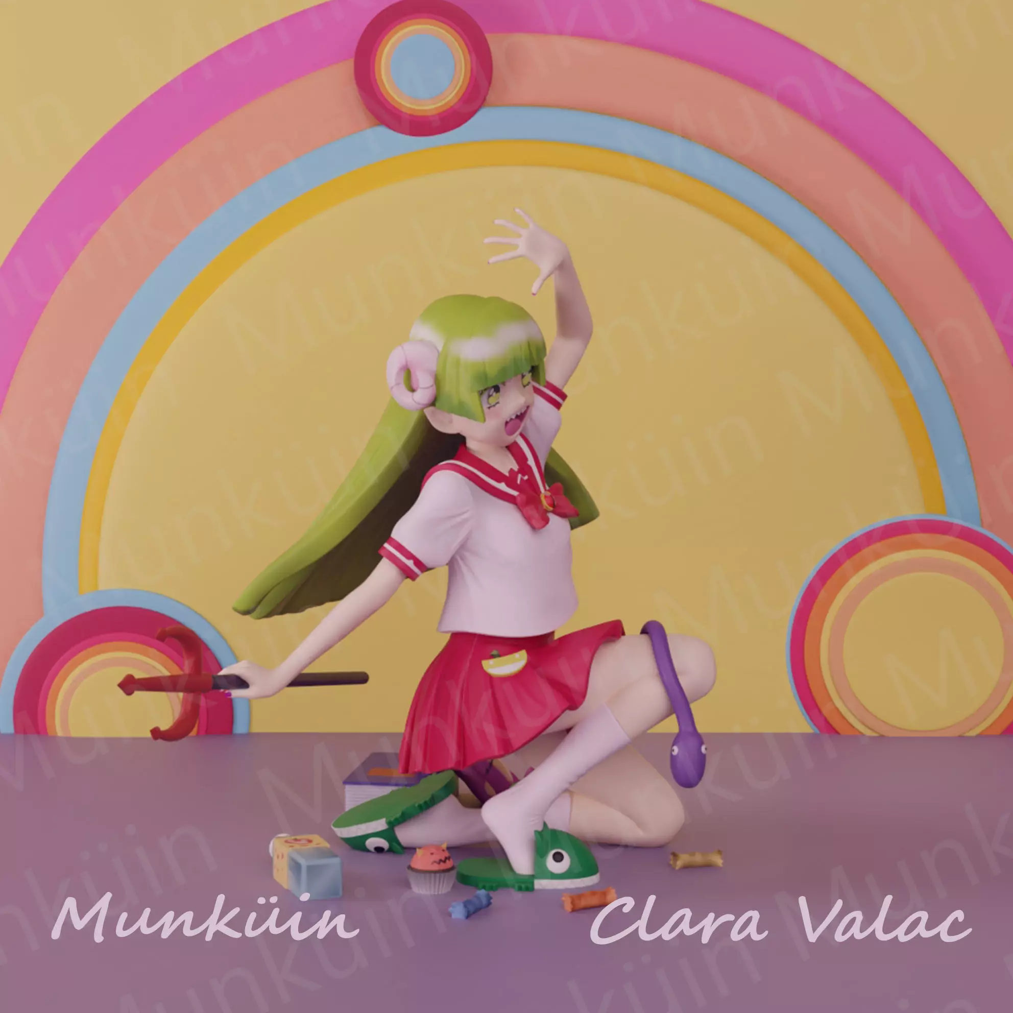 Clara Valac 3D print model_3