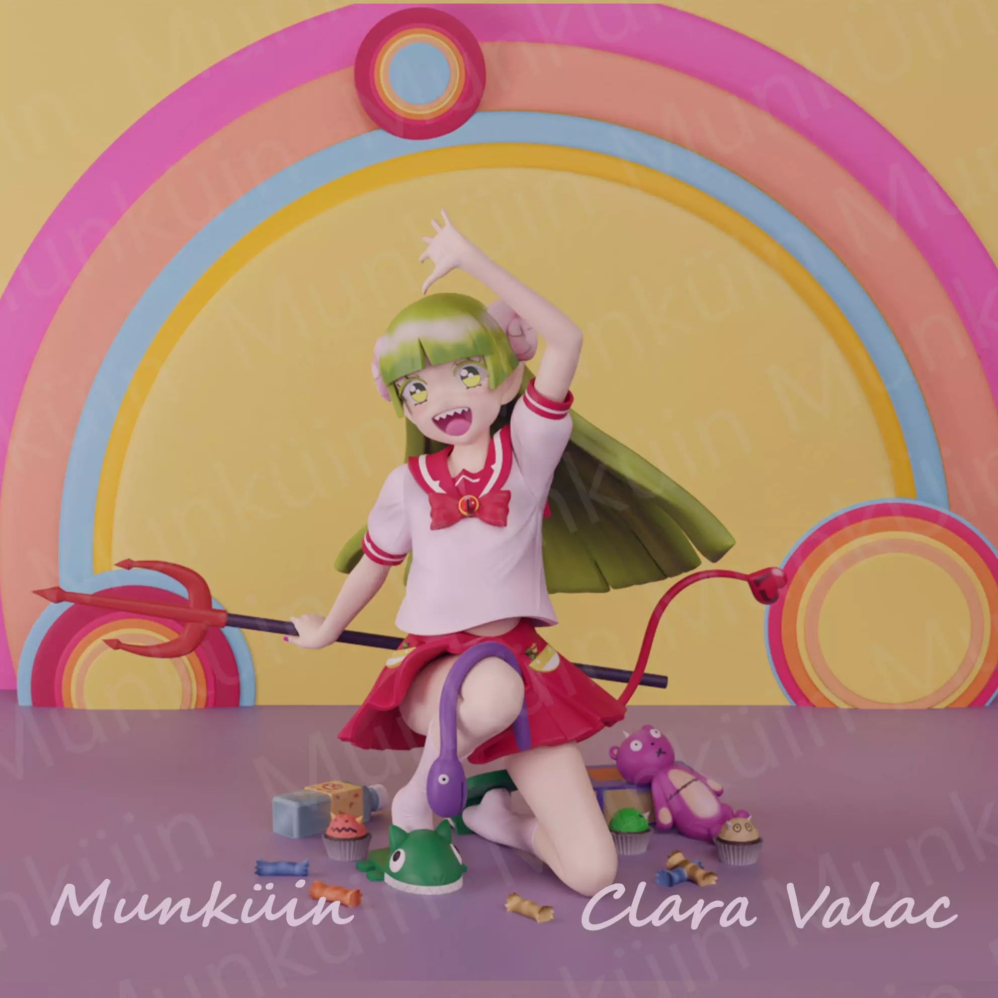 Clara Valac 3D print model_7