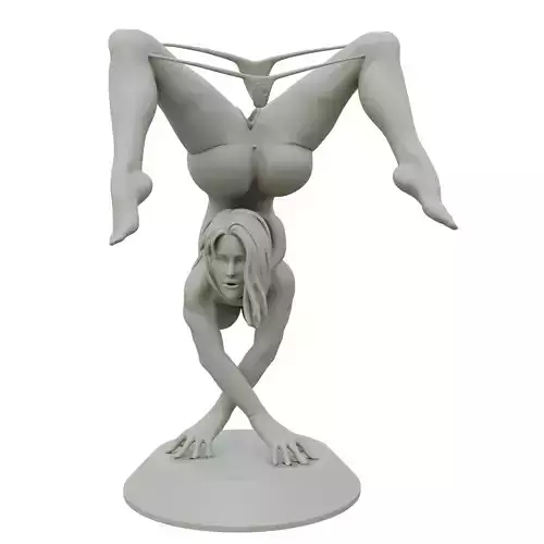 Sexy Spider Gwen Erotic STL Model for 3D Print Fan Art Figure