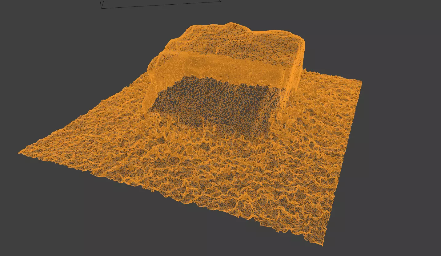 3D Scanned Rock 3D model_2