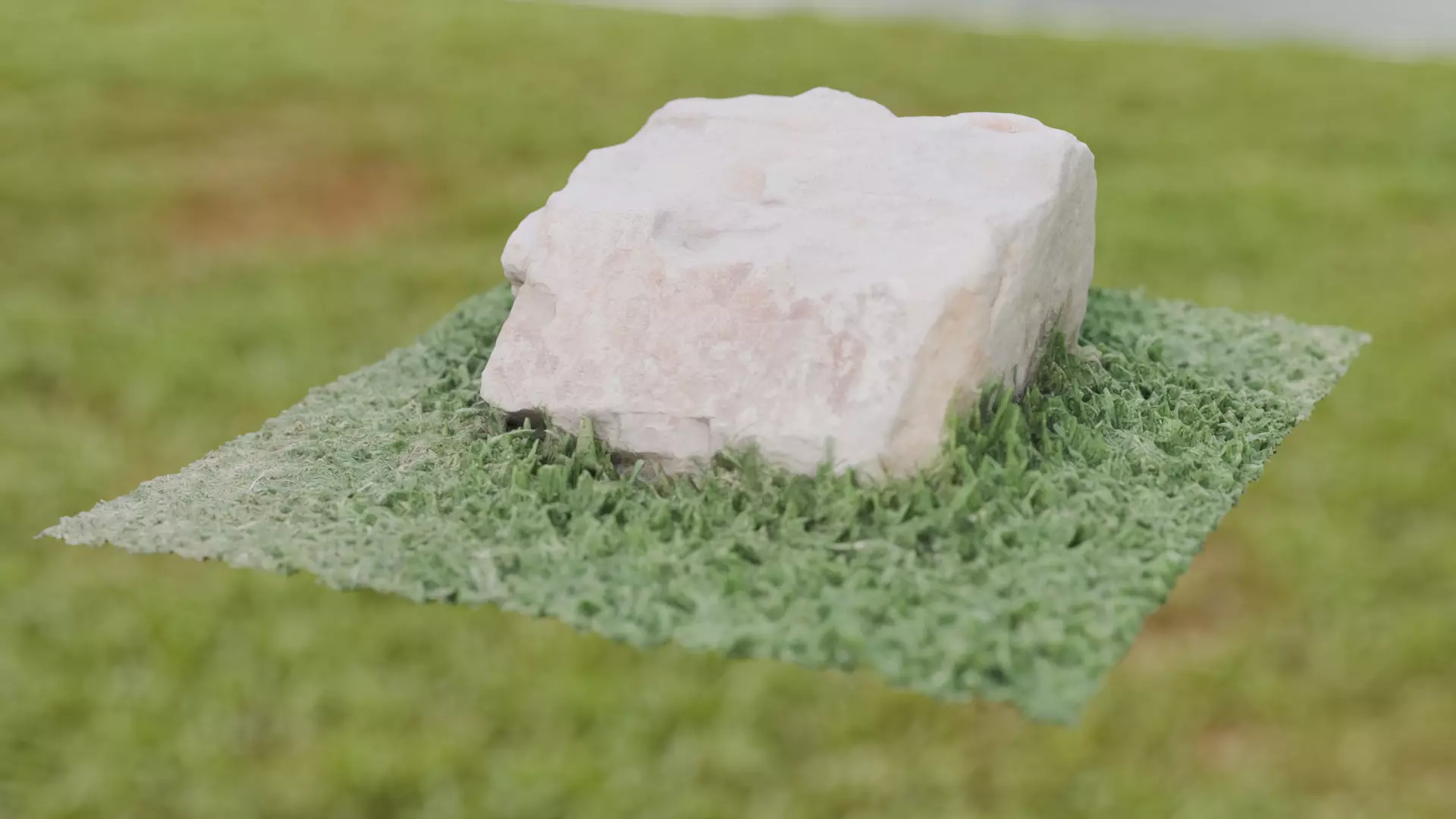 3D Scanned Rock 3D model_0