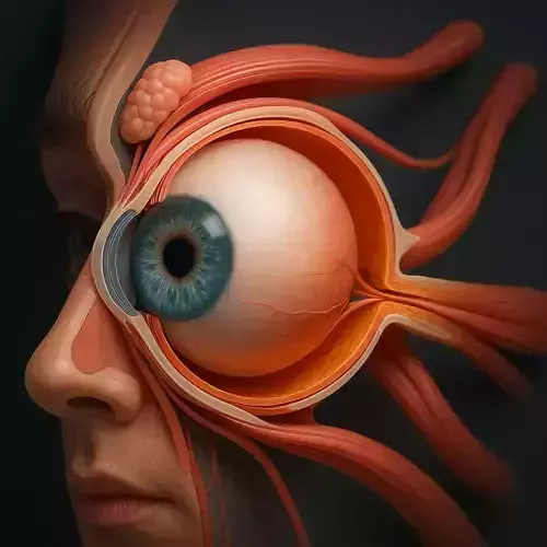 Anatomically Accurate Human Eye 3D Mode Low-poly 3D model