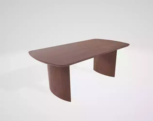 Rectangular dining table