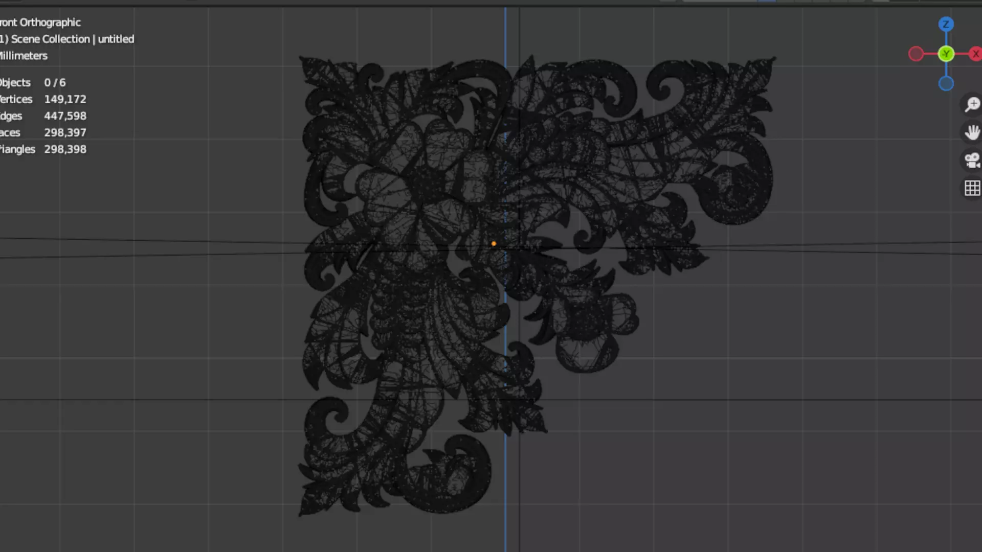 Classic carved corner decor ornament cnc 3d printing stl 08 3D print model_5