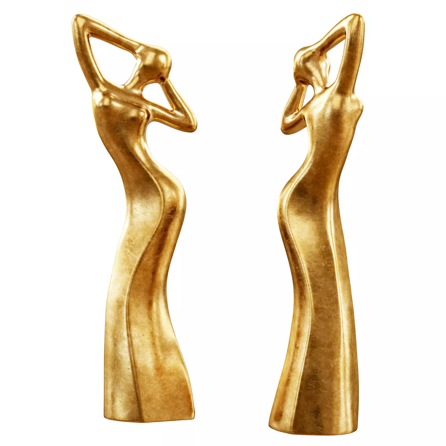 Abstract figurine of a woman 3D model_2