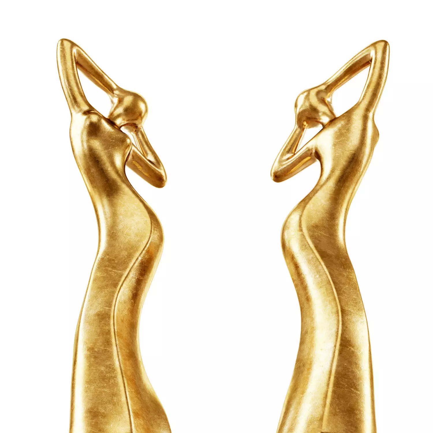 Abstract figurine of a woman 3D model_4