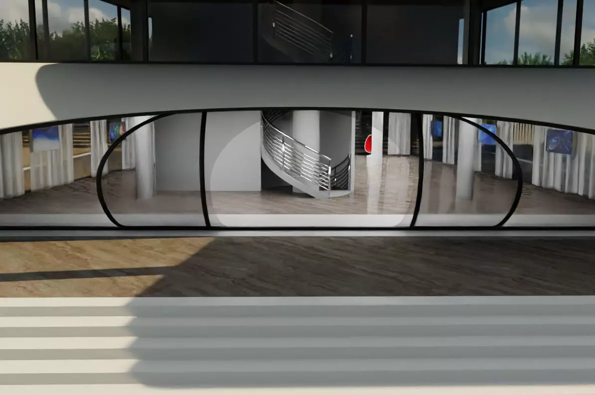 Modern Luxury Beach House with Sports Area 3D model_20