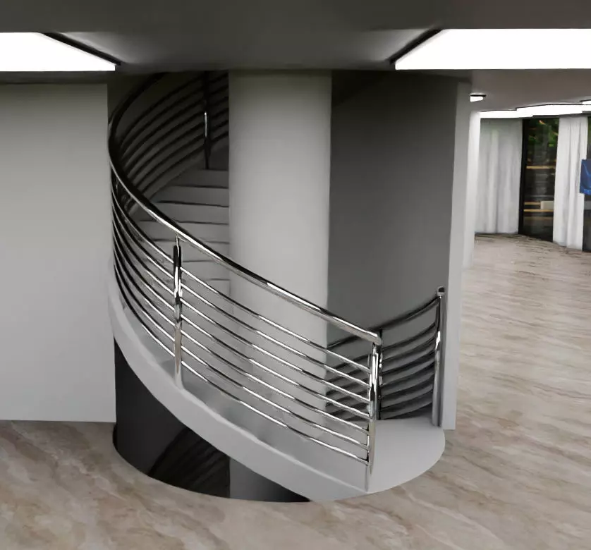 Modern Luxury Beach House with Sports Area 3D model_21