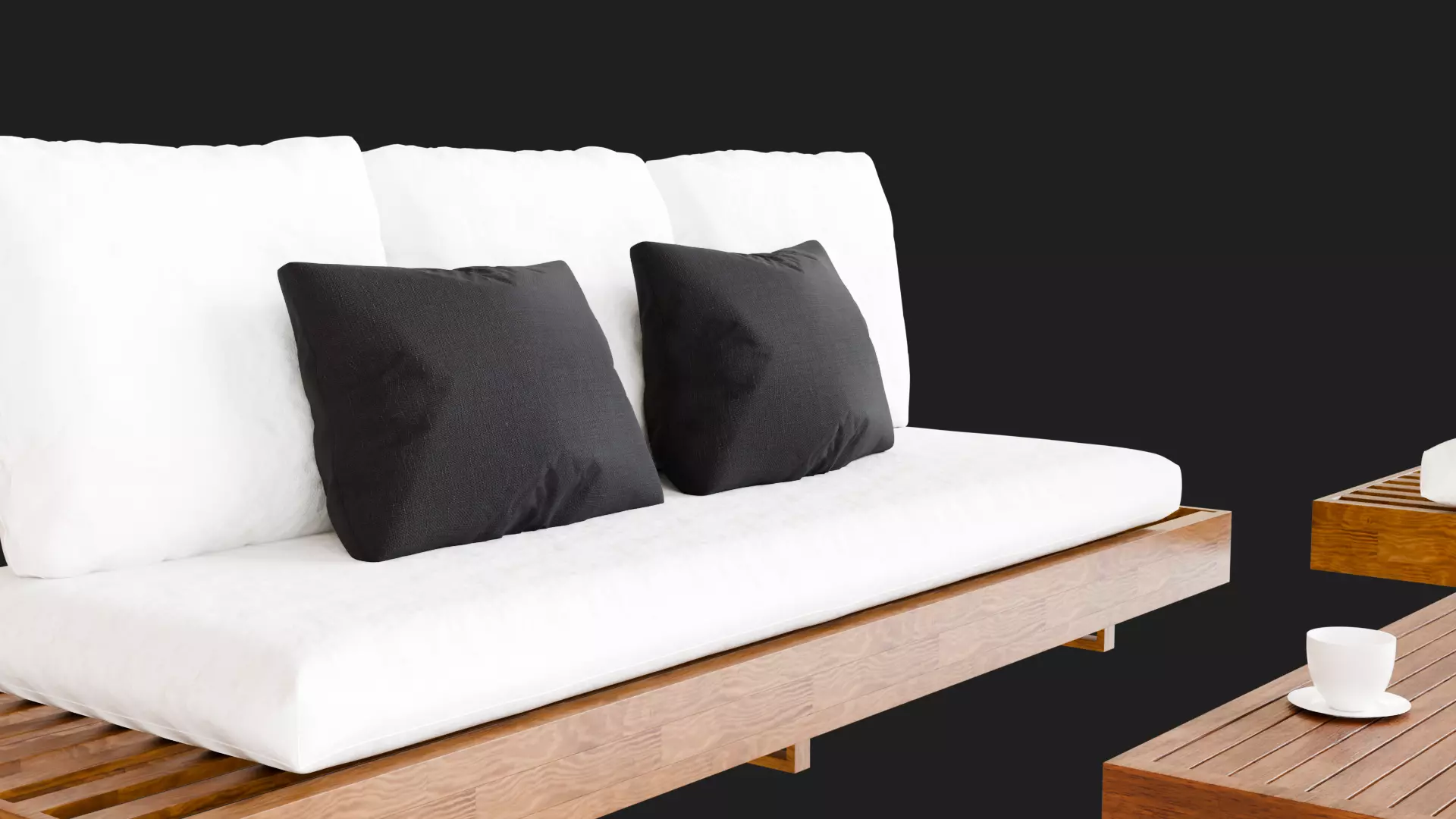 Modern Sofas And Coffee Table 3D model_13