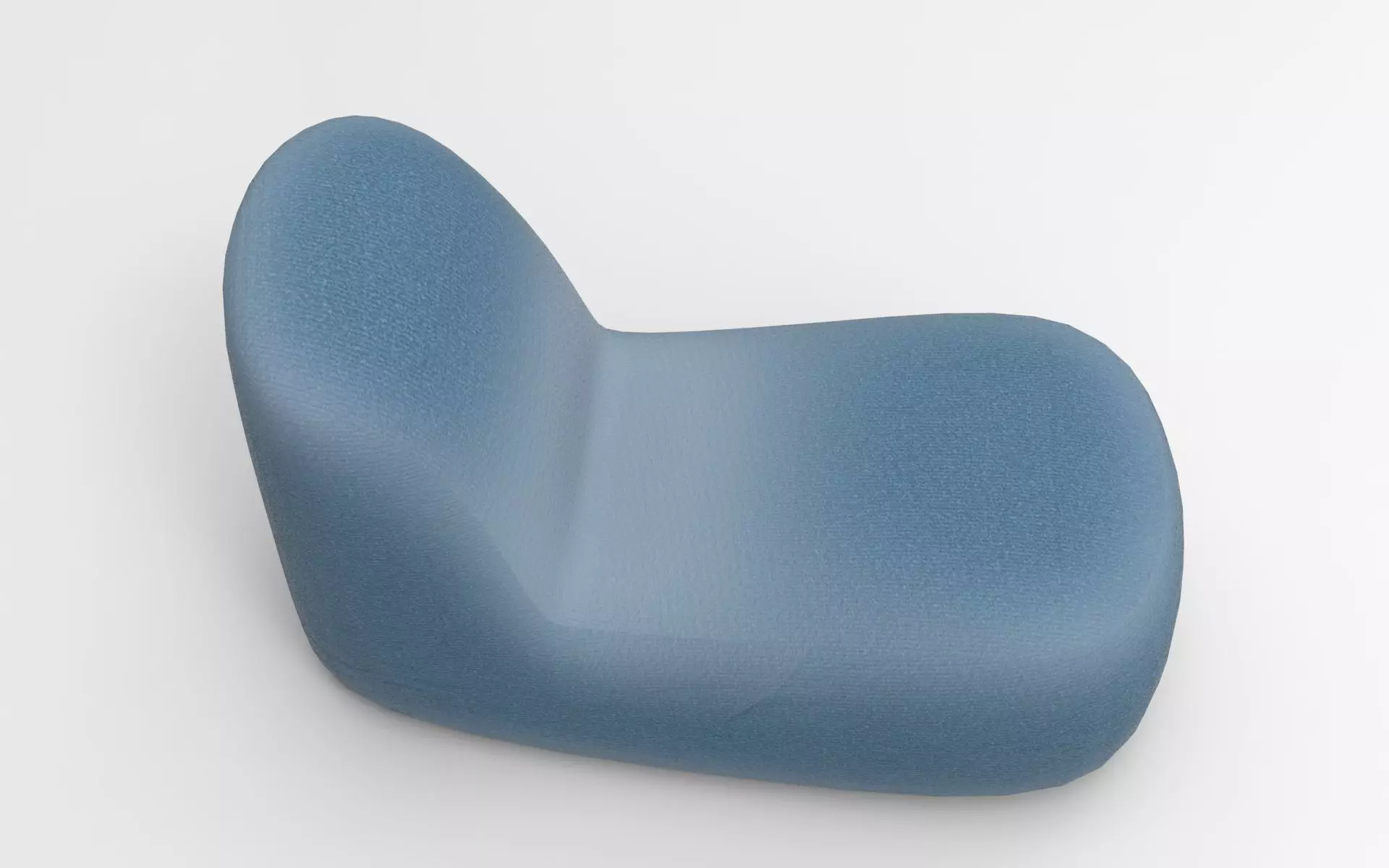 Kuda Pouf Low-poly 3D model_1