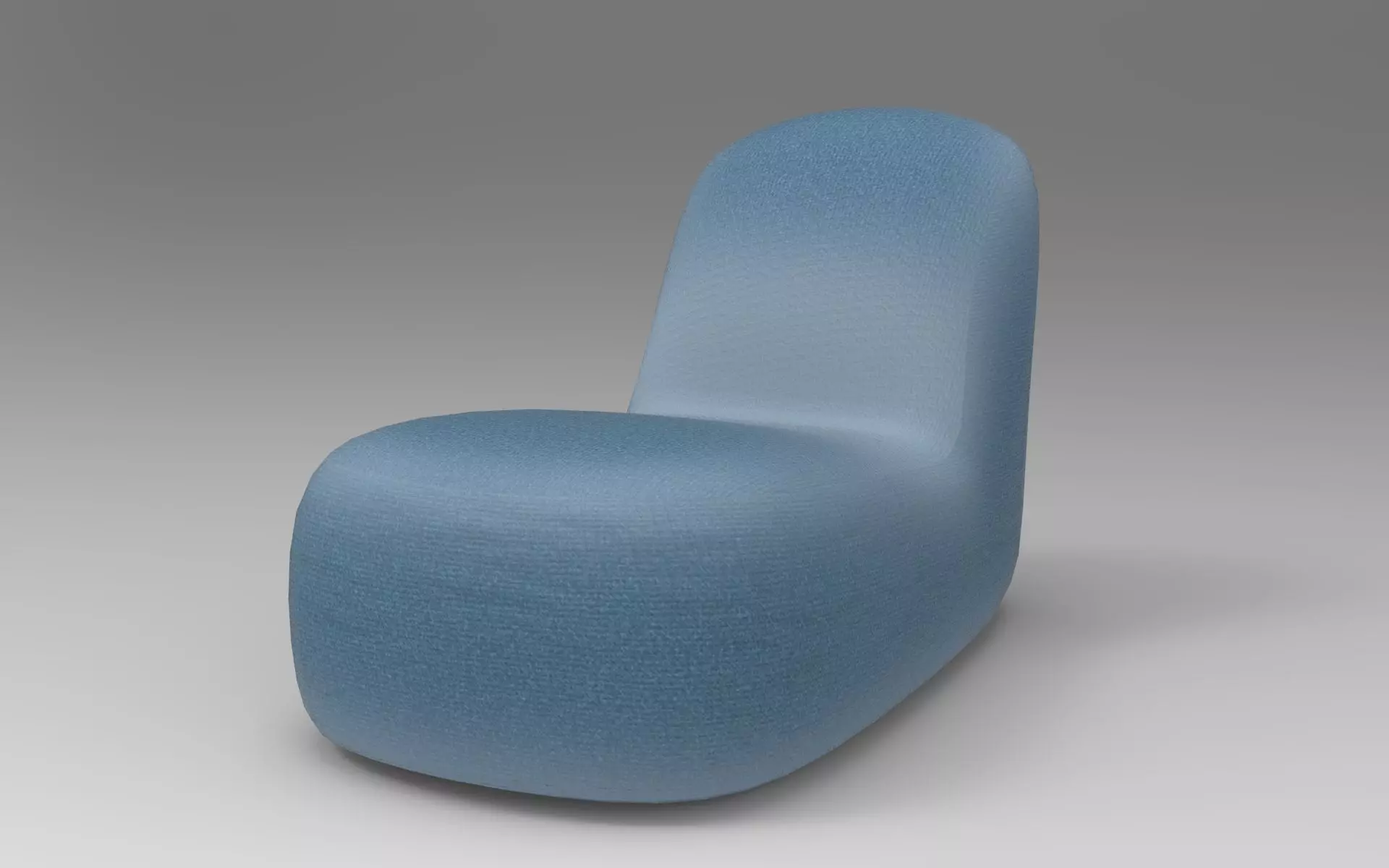 Kuda Pouf Low-poly 3D model_3