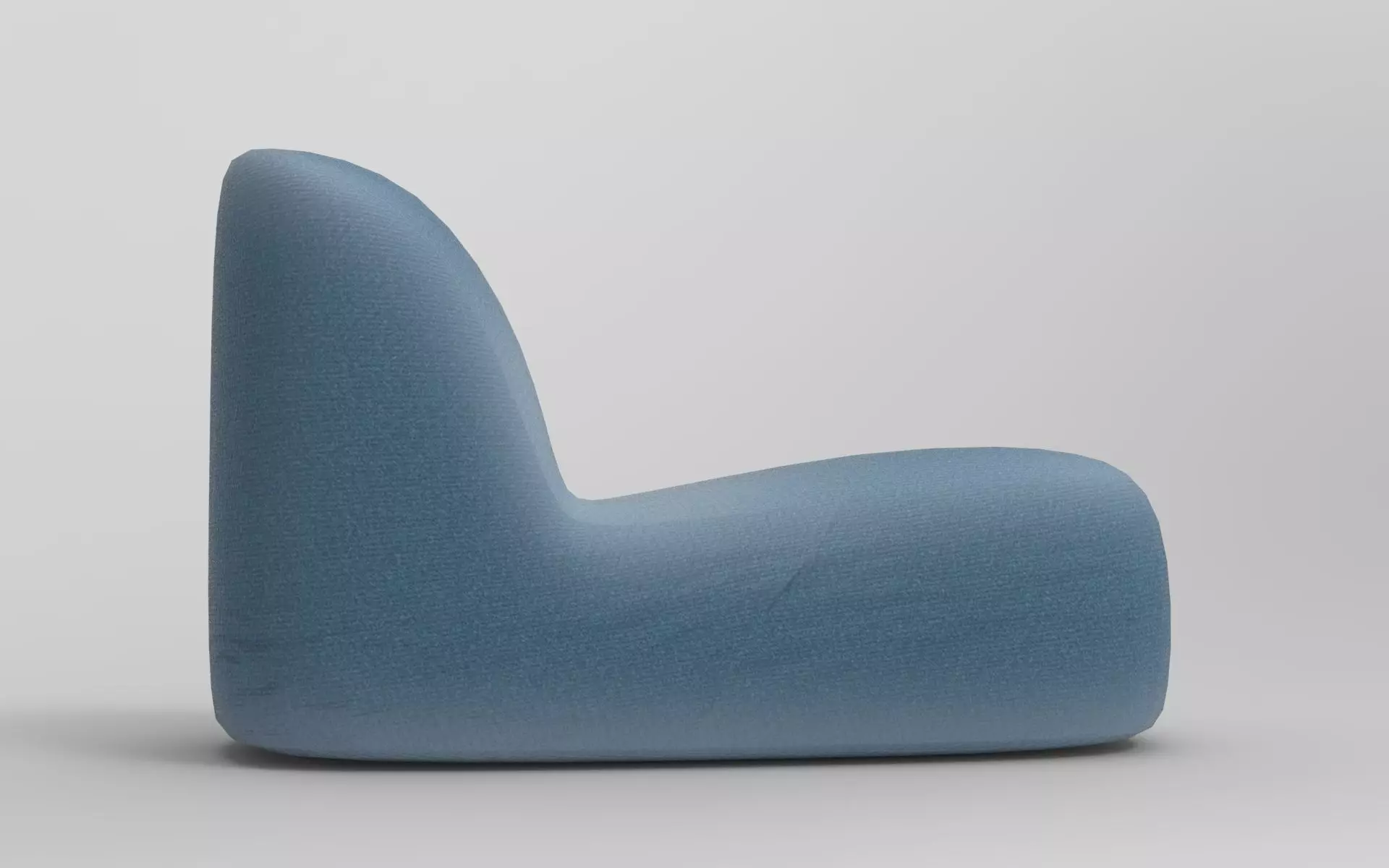 Kuda Pouf Low-poly 3D model_4