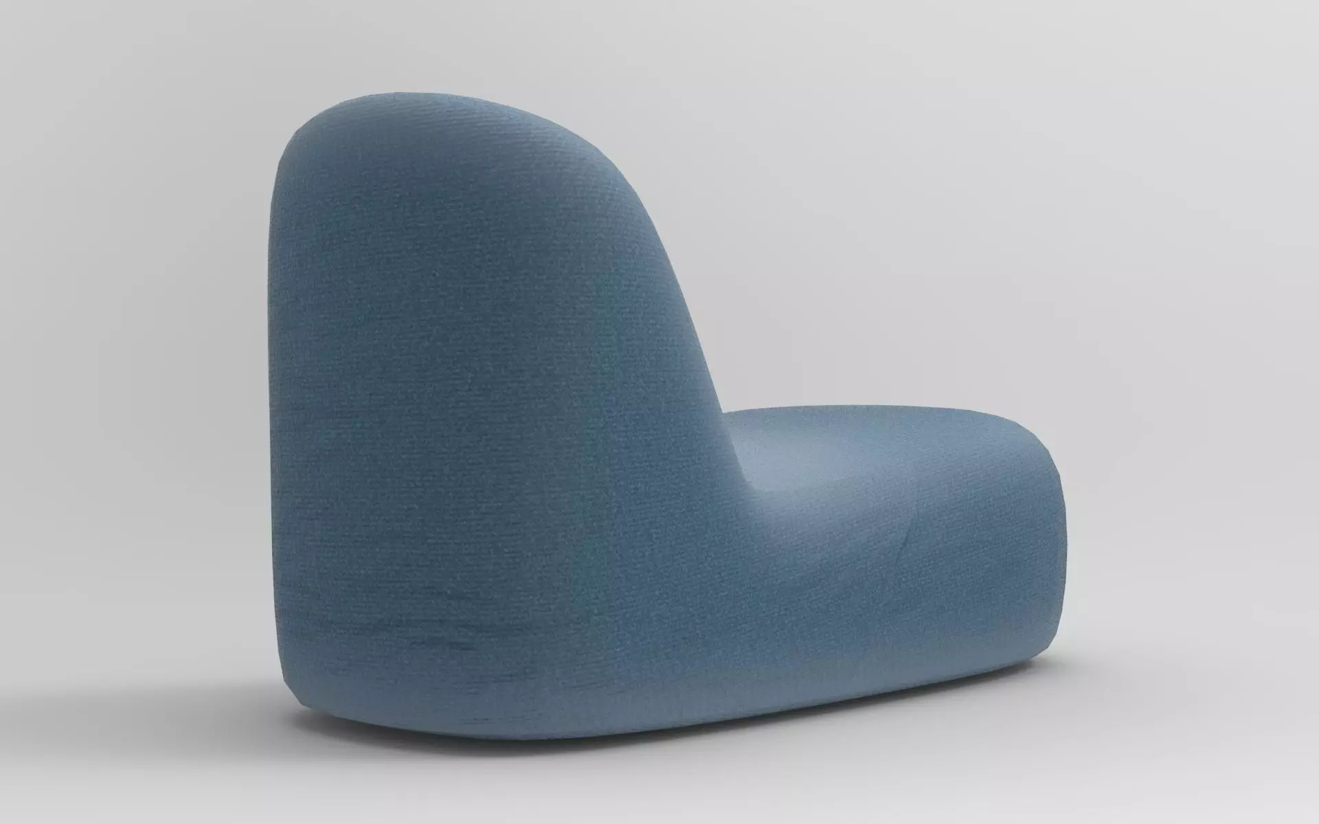 Kuda Pouf Low-poly 3D model_2