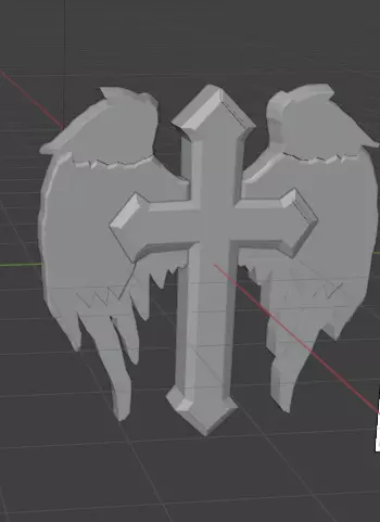 Jesus cross 3D print model_3