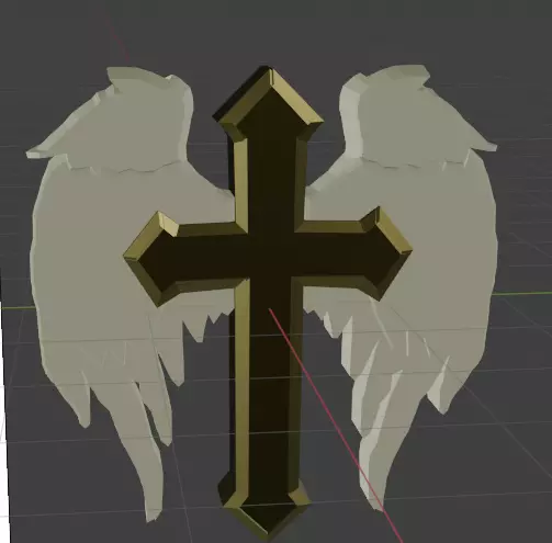 Jesus cross 3D print model_2