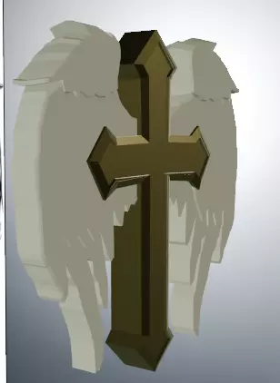 Jesus cross 3D print model_5
