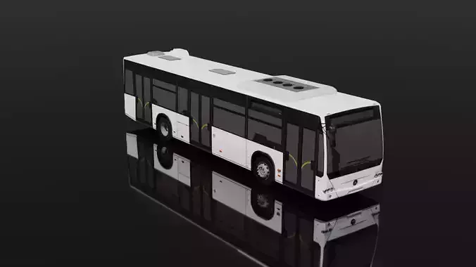 Mercedes Benz Conecto II 2012 EURO V Lowpoly ANIMATED DOOR model