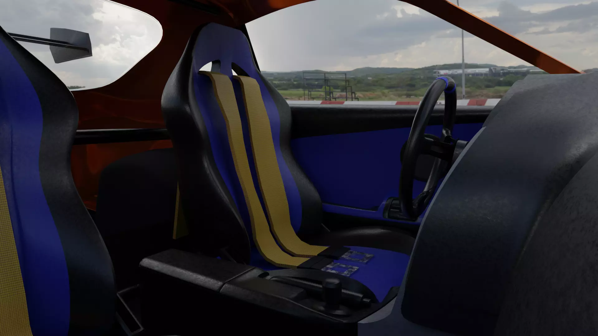 Toyota Supra MK4 Low-poly 3D model_3